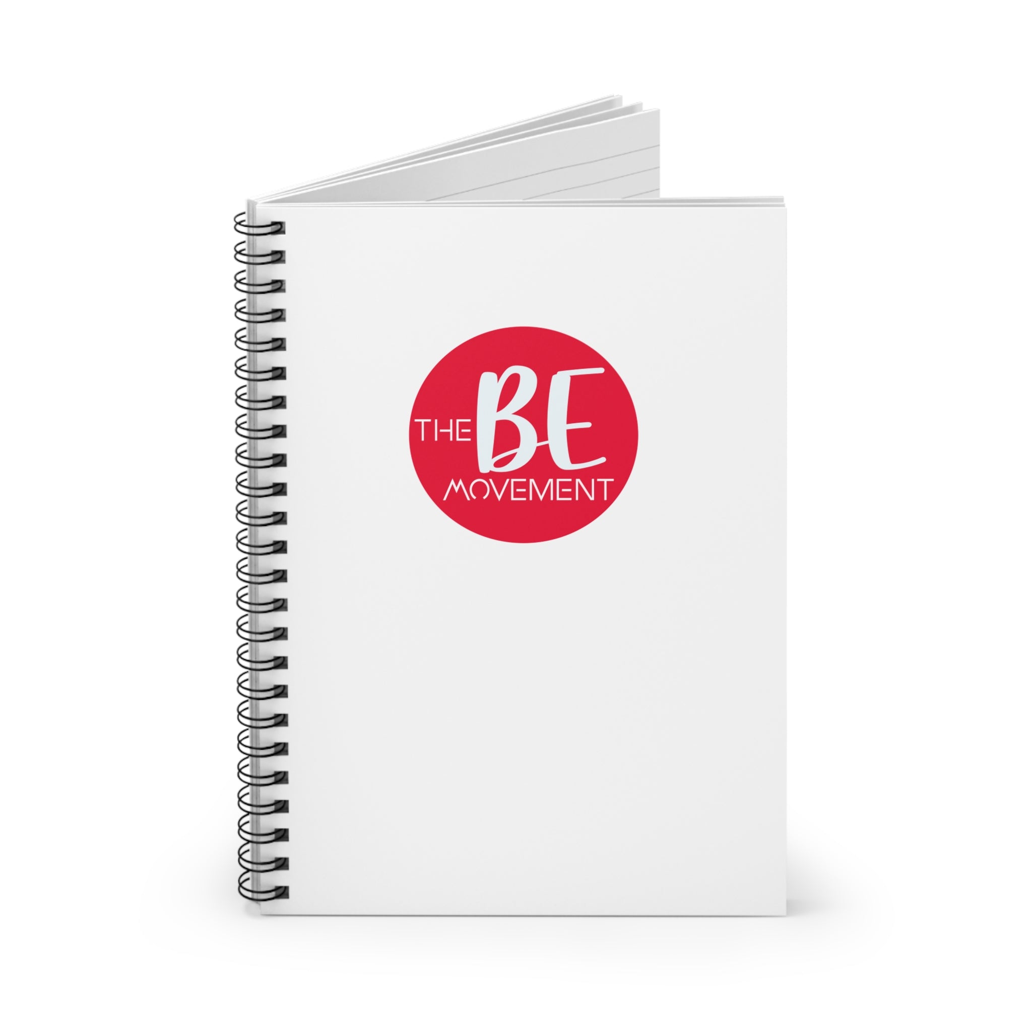 The BE Movement Spiral Notebook — White Ruled Journal