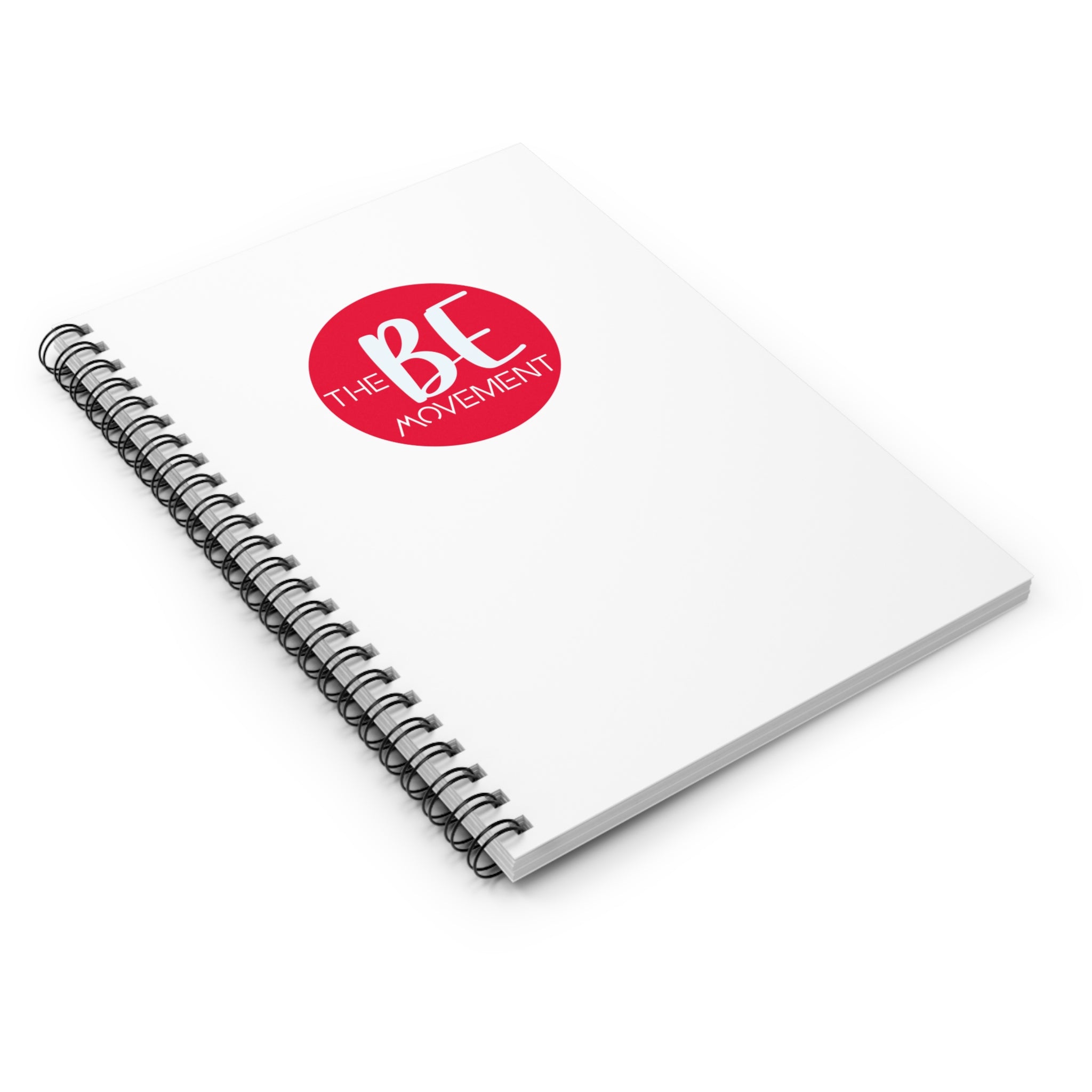 The BE Movement Spiral Notebook — White Ruled Journal