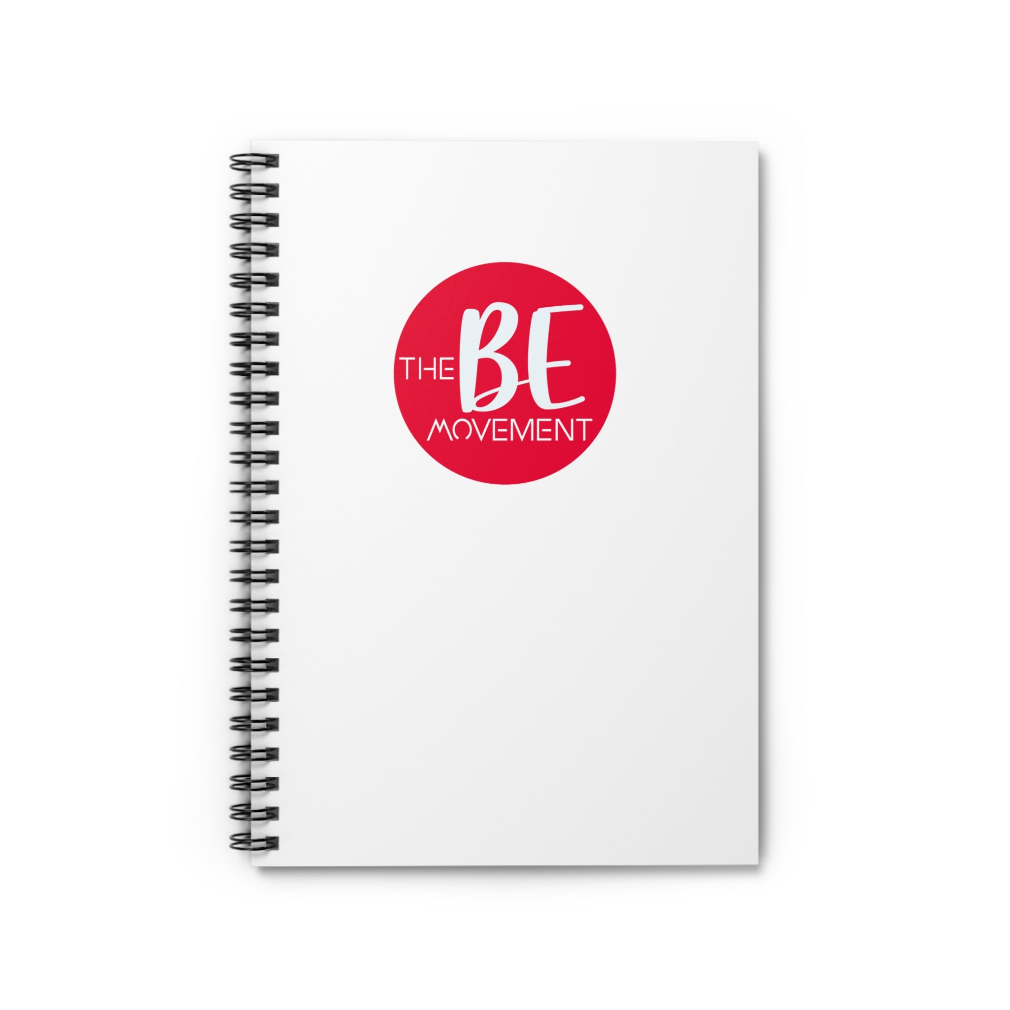 The BE Movement Spiral Notebook — White Ruled Journal
